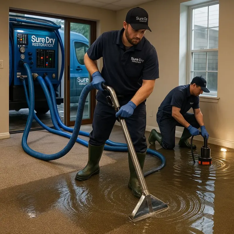 Water Extraction and Removal process in Skidway Lake, MI